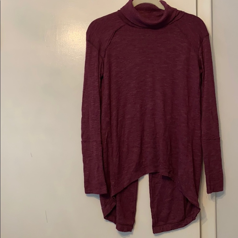 We The Free Cowl Neck Open Back Sweater Small